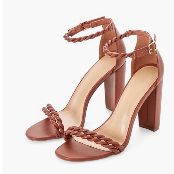 Twisted Strap Heeled Sandal - Picture 2 of 3